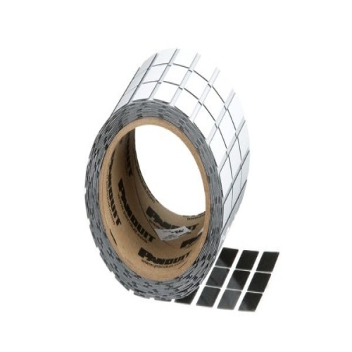 Panduit C200X100APT Component Label, Super-Tack PET, White, TT, 1"x2", 1" PO H, PK500