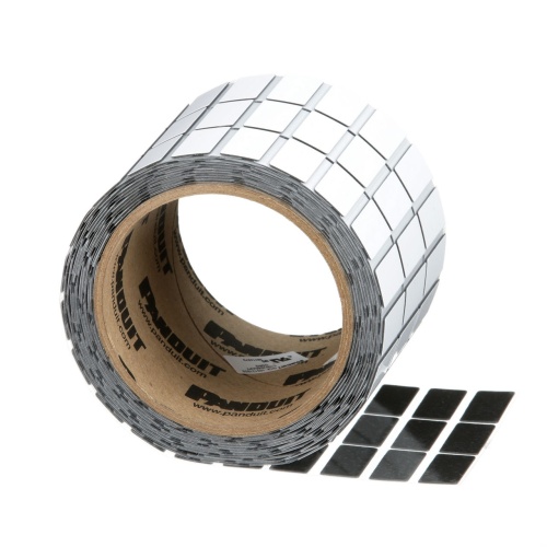 Panduit C400X100APT Component Label, Super-Tack PET, White, TT, 1"x4", 1" PO H, PK500