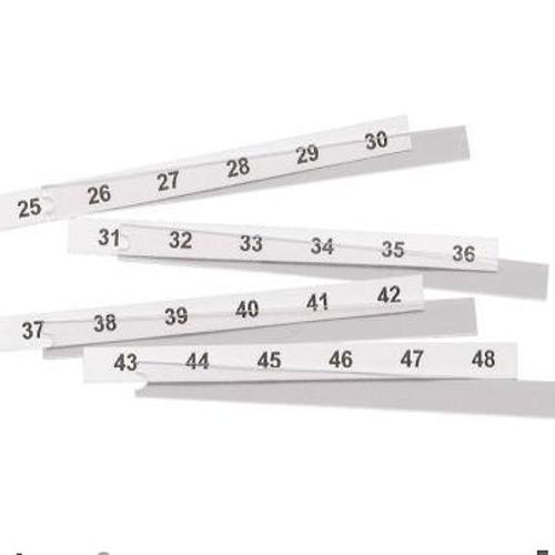 Panduit C6PPLK25-48 6 Position Faceplate Patch Panel Label Kit