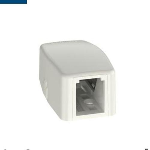Panduit CBXQ1IW-A Mini-Com® Surface Mount Box with Quick Release Cover