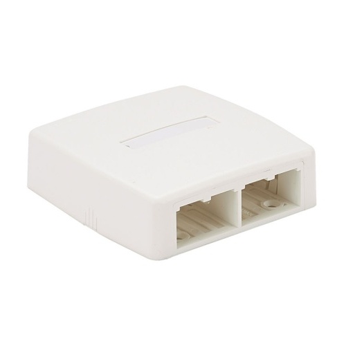Panduit CBXQ4WH-A Mini-Com® Surface Mount Box with Quick Release Cover