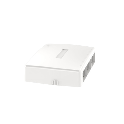 Panduit CBXQ6WH-A Mini-Com® Surface Mount Box with Quick Release Cover