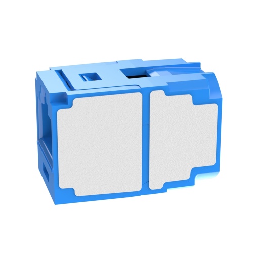 Panduit CC6X88BU Mini-Com® TX6A™ 10Gig™ UTP RJ45 Coupler Module