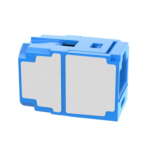 Panduit CC6X88BU Mini-Com® TX6A™ 10Gig™ UTP RJ45 Coupler Module