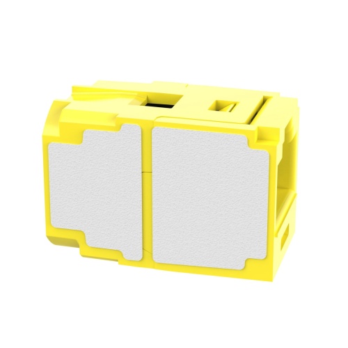 Panduit CC6X88YL Mini-Com® TX6A™ 10Gig™ UTP RJ45 Coupler Module