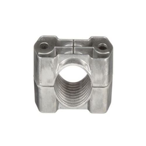 Panduit CCAL2H8397-X Cable Cleat, 2H Clamp Type, AL, Single Cable, 3.27-3.82in OD, PK10