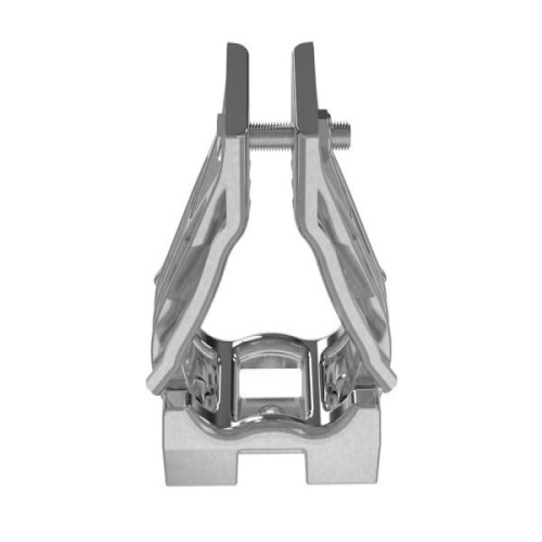 Panduit CCALTR3438-X Cable Cleat, TR Clamp Type, AL, Trefoil, 1.34-1.5in OD, PK10