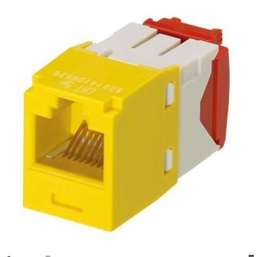 Panduit CJ5E88TGYL Mini-Com® TX5e™ UTP RJ45 TG Jack Module