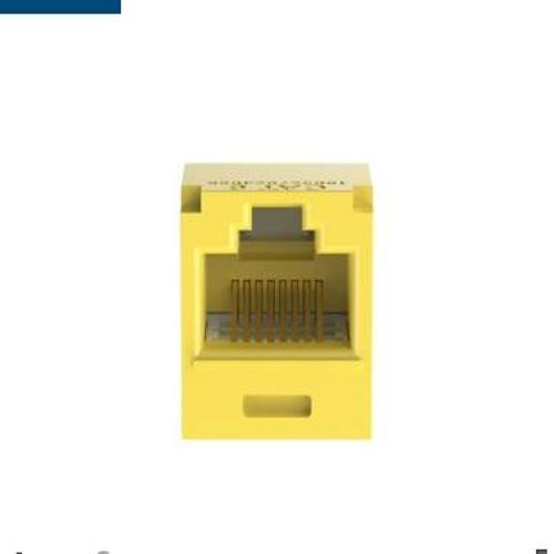 Panduit CJ688TGYL Mini-Com® TX6™ PLUS UTP RJ45 TG Jack Module