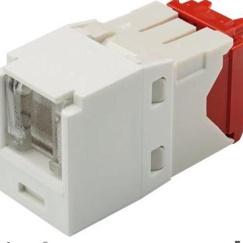 Panduit CJH5E88TGAW Mini-Com® TX5e™ Shuttered UTP RJ45 TG Jack Module