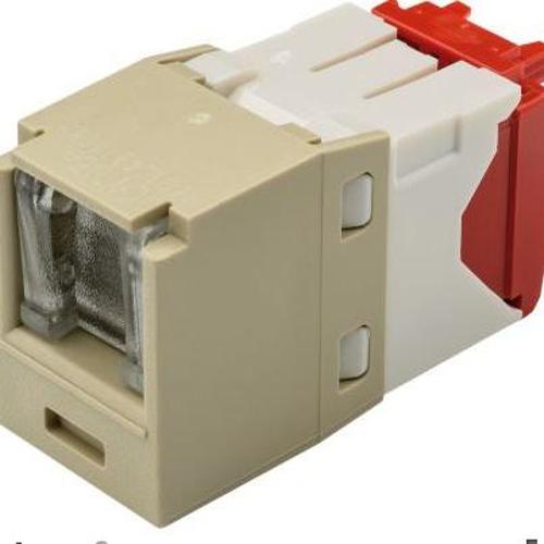 Panduit CJH5E88TGEI Mini-Com® TX5e™ Shuttered UTP RJ45 TG Jack Module