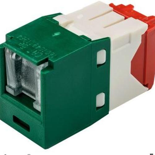 Panduit CJH5E88TGGR Mini-Com® TX5e™ Shuttered UTP RJ45 TG Jack Module