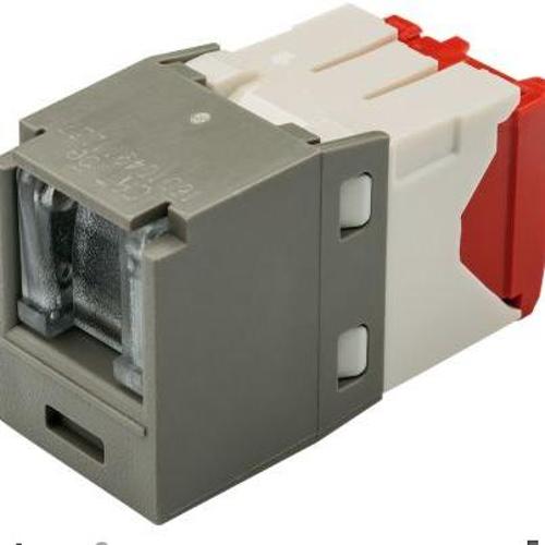Panduit CJH5E88TGIG Mini-Com® TX5e™ Shuttered UTP RJ45 TG Jack Module