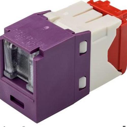 Panduit CJH5E88TGVL Mini-Com® TX5e™ Shuttered UTP RJ45 TG Jack Module