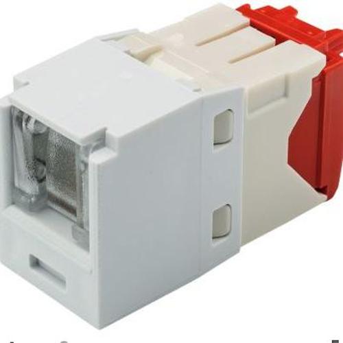 Panduit CJH5E88TGWH Mini-Com® TX5e™ Shuttered UTP RJ45 TG Jack Module
