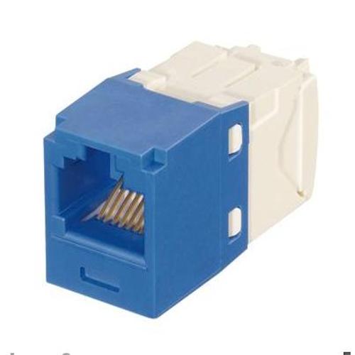 Panduit CJK688TGBU Mini-Com® TX6™ PLUS Keyed UTP RJ45 TG Jack Module