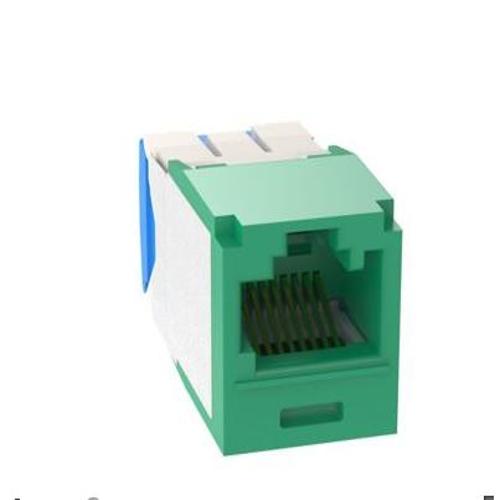 Panduit CJK6X88TGGR Mini-Com® TX6A™ 10Gig™ Keyed UTP RJ45 TG Jack Module