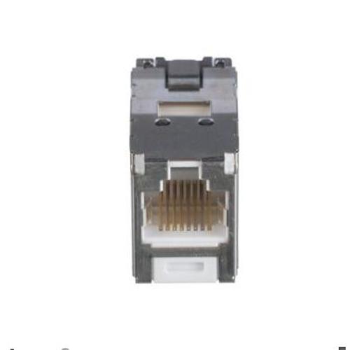 Panduit CJS6X88TGWHY Mini-Com® TX6A™ 10Gig™ STP RJ45 TG Jack Module