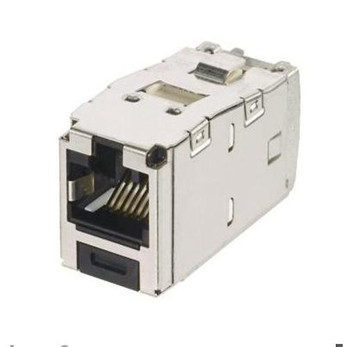 Panduit CJSK6X88TGBL Mini-Com® TX6A™ 10Gig Keyed STP RJ45 TG Jack Module
