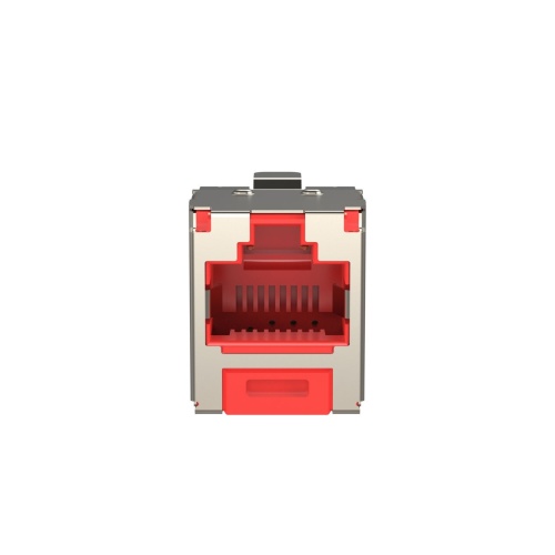 Panduit CJST6X88TGRDY Mini-Com® TX6A™ 10Gig™ STP RJ45 28/30 AWG TG Jack Module