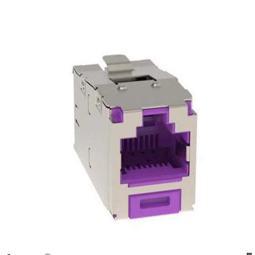 Panduit CJST6X88TGVLY Mini-Com® TX6A™ 10Gig™ STP RJ45 28/30 AWG TG Jack Module