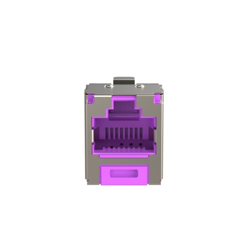 Panduit CJST6X88TGVLY Mini-Com® TX6A™ 10Gig™ STP RJ45 28/30 AWG TG Jack Module
