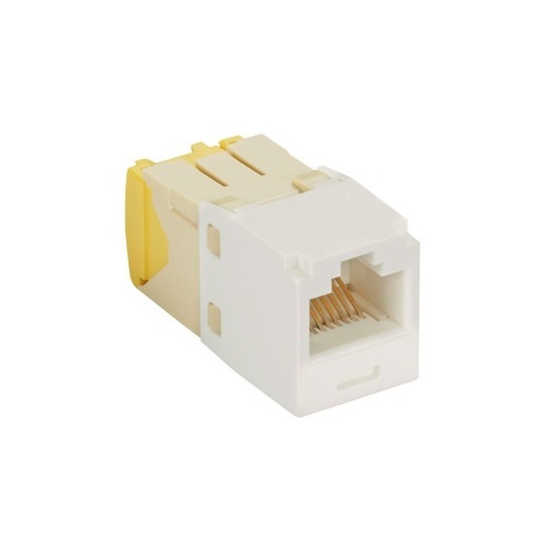 Panduit CJT5E88TGWH Mini-Com® TX5e™ UTP RJ45 28/30 AWG TG Style Jack Module