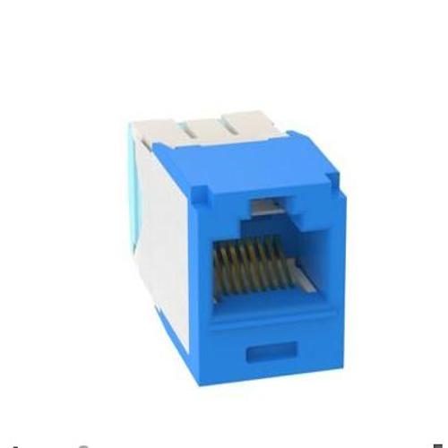 Panduit CJT6X88TGBU Mini-Com® TX6A™ 10Gig™ UTP RJ45 28/30 AWG TG Jack Module