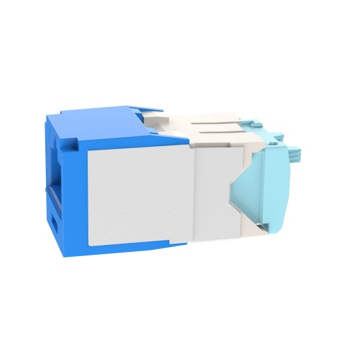 Panduit CJT6X88TGBU Mini-Com® TX6A™ 10Gig™ UTP RJ45 28/30 AWG TG Jack Module