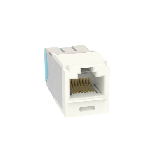 Panduit CJT6X88TGIW Mini-Com® TX6A™ 10Gig™ UTP RJ45 28/30 AWG TG Jack Module
