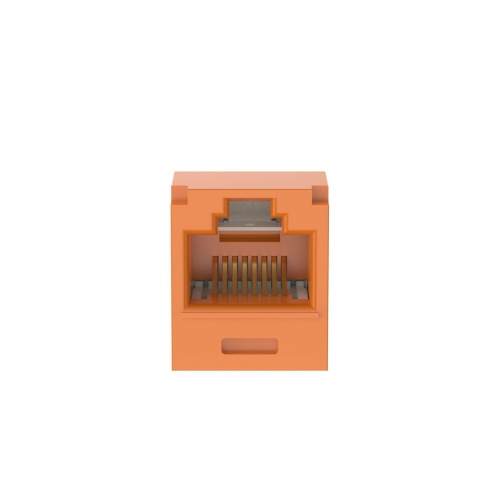 Panduit CJT6X88TGOR Mini-Com® TX6A™ 10Gig™ UTP RJ45 28/30 AWG TG Jack Module