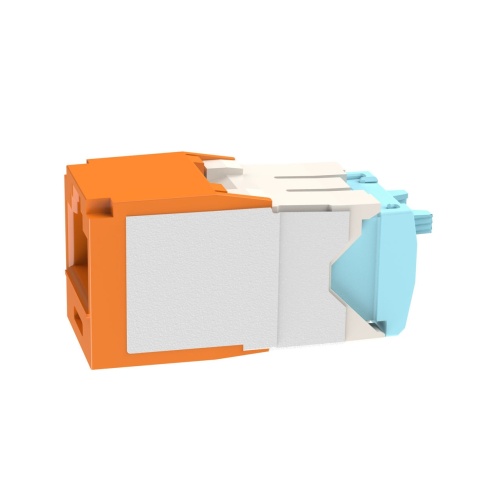 Panduit CJT6X88TGOR Mini-Com® TX6A™ 10Gig™ UTP RJ45 28/30 AWG TG Jack Module