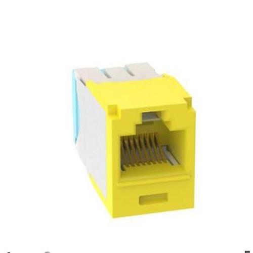 Panduit CJT6X88TGYL Mini-Com® TX6A™ 10Gig™ UTP RJ45 28/30 AWG TG Jack Module