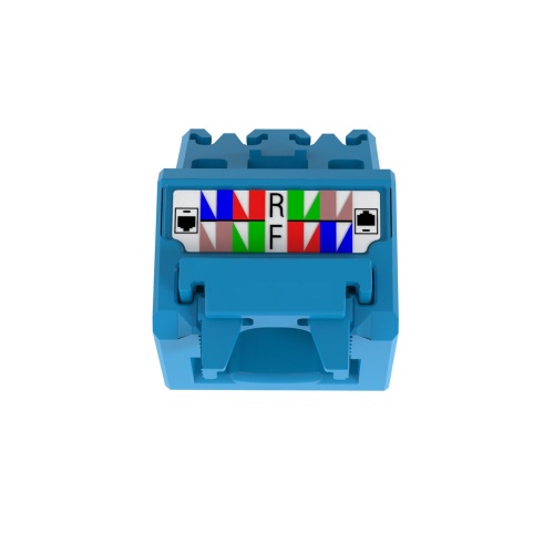Panduit CJUDCAPBU-X 45° Up/Down Angled Wire Cap for TX6A™ 10Gig Mini-Com® UTP TG Jack Module