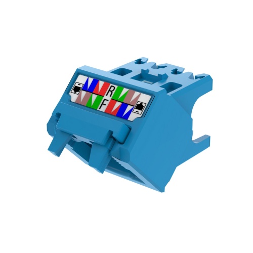 Panduit CJUDCAPBU-X 45° Up/Down Angled Wire Cap for TX6A™ 10Gig Mini-Com® UTP TG Jack Module