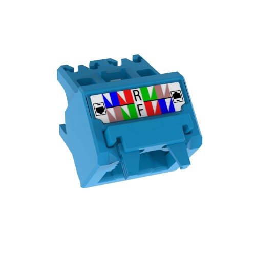 Panduit CJUDCAPBU-X 45° Up/Down Angled Wire Cap for TX6A™ 10Gig Mini-Com® UTP TG Jack Module