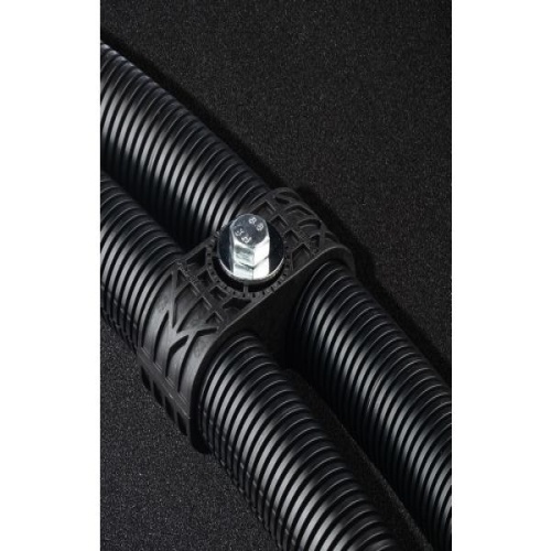 Panduit CLC88X1S8TL370 Corrugated Loom Tube Clamp - Black