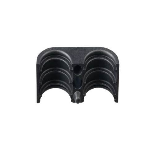 Panduit CLC88X2S8TL370 Corrugated Loom Tube Clamp - Black