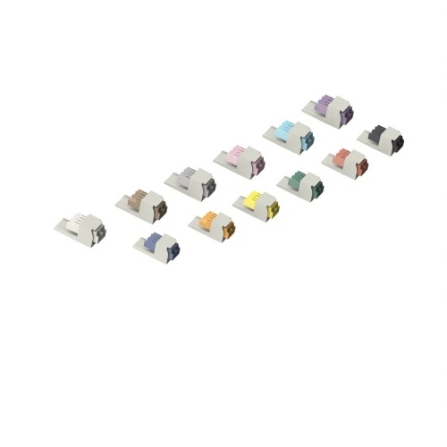 Panduit CMDCGRLCZIW Mini-Com® LC Duplex Keyed Fiber Adapter Module