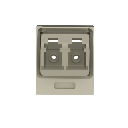 Panduit CMDSEILCZEI Mini-Com® LC Duplex Non-Keyed Fiber Adapter Module