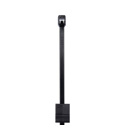 Panduit CMSA12-2S-D300 Edge Clip with Cable Tie - Black