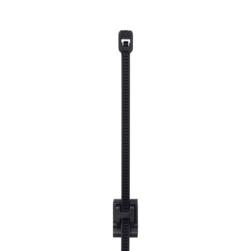 Panduit CMSA12-2S-D300 Edge Clip with Cable Tie - Black