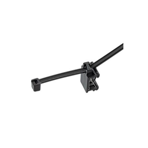 Panduit CMSA24-2S-C300 Edge Clip with Cable Tie - Black