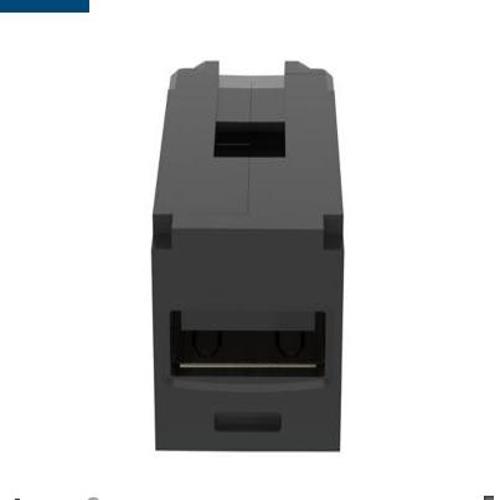 Panduit CMUSBAABL Mini-Com® USB 2.0 Type A Coupler
