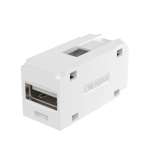 Panduit CMUSBAAWH Mini-Com® USB 2.0 Type A Coupler