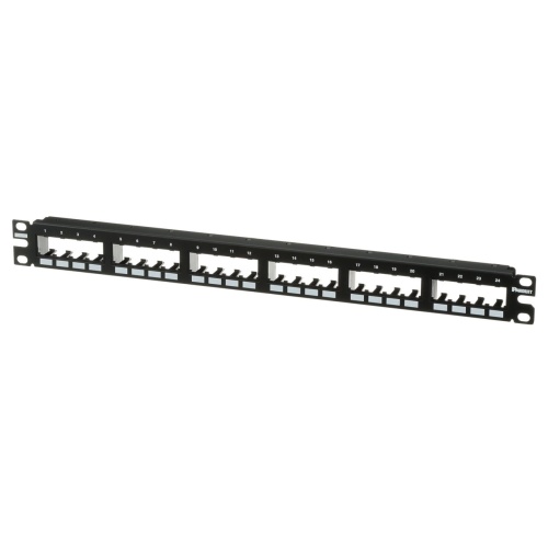 Panduit CPP24FMWBLY Mini-Com® Flush Mount Modular Patch Panel