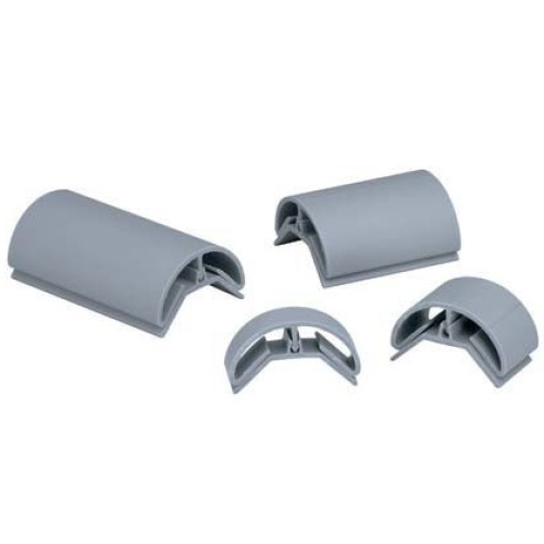 Panduit CSC1LG6 PVC Wiring Duct Corner Strip with Bend Radius Control 1.35W x H Color: Light Gray