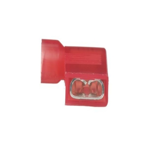 Panduit DNFR18-250FIB-L Pan-Term® Disconnect, Red, Vinyl, 18-22 AWG, 0.25" Tab, PK50