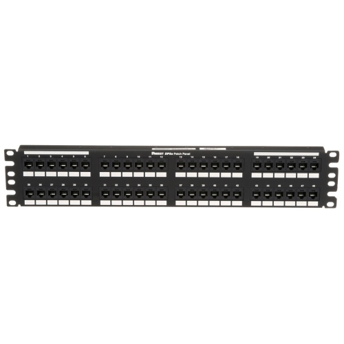 Panduit DP485E88TGY Data-Patch™ DP5e™ Flat Punchdown Patch Panel