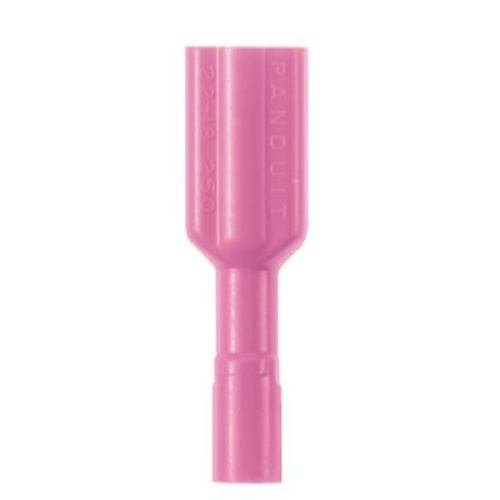 Panduit DPF18-250FIB-M Reel Smart™ DPF18-250FIB-M Disconnect, Red, Prem Nylon, 18-22 AWG, .25 x .032"